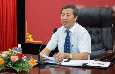 Ông Nguyễn Hữu Bằng, Tổng giám đốc Tổng công ty Đường sắt Việt Nam. Ảnh: Xuân Tùng