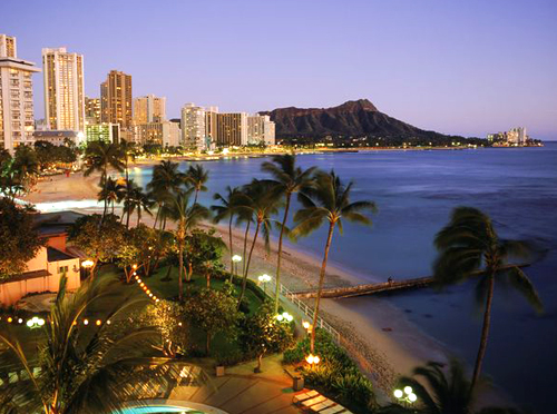 Hòn đảo Honolulu, thủ phủ của Hawaii là điểm đến hấp dẫn của nhiều du khách.