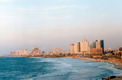 Thành phố biển Tel Aviv, Israel.